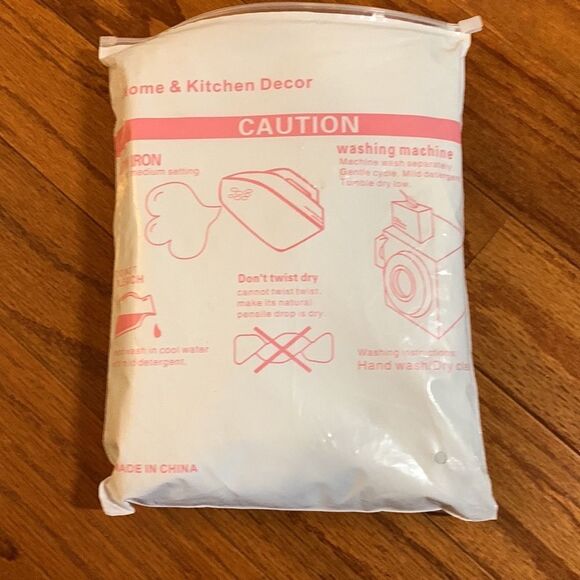 Set of two modern art marble window toppers/valance - Picture 7 of 9